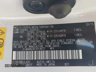 2015 Lexus NX 200t с VIN JTJBARBZ4F2014872, выставлен на аукционе IAAI как лот 42073349 с пробегом 85 139 миль миль и . История ставок и продаж доступна на DreamBid. Изображение 9.