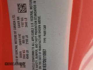 2013 Chevrolet Camaro LT z VIN 2G1FB1E37D9110867, wystawiony jako Copart lot #54696005 z przebiegiem 153 437 mil mil oraz Szkoda całkowita • Salvage title. Historia ofert i sprzedaży dostępna na DreamBid. Obrazek 12.