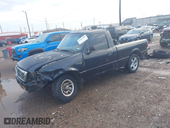 1999 Ford Ranger XL with VIN 1FTYR10C8XUB53687, listed as a IAAI auction lot 41855200 with 258,421 mi miles. Bid and sale history available at carsss.com. Image 2.