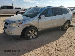 2012 Chevrolet Traverse 1LT with VIN 1GNKRGED4CJ363362, listed as a Copart auction lot 45903905 with 143,053 mi miles and Salvage Title. Bid and sale history available at DreamBid. Image 1.