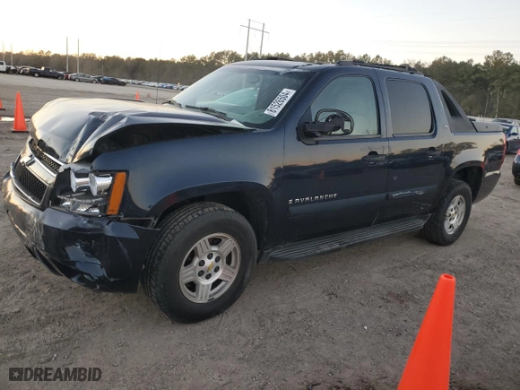 2008 Chevrolet Avalanche LS with VIN 3GNEC12018G168518, listed as a Copart auction lot 81526504 with 0 mi miles and Salvage Title. Bid and sale history available at carsss.com. Image 1.