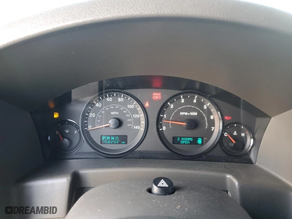 2006 Jeep Commander with VIN 1J8HG48N36C257790, listed as a Copart auction lot 87249054 with 158,292 mi miles and Clean Title. Bid and sale history available at carsss.com. Image 9.