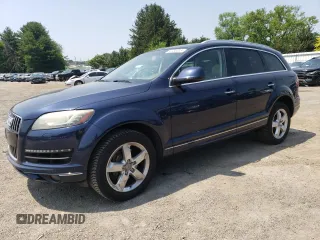 2015 Audi Q7 Premium Plus with VIN WA1LGAFE1FD004894, listed as a Copart auction lot 60435305 with 106,553 mi miles and Salvage title. Bid and sale history available at DreamBid. Image 1.