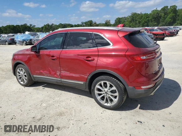 2018 Lincoln MKC Select with VIN 5LMCJ2C95JUL21468, listed as a Copart auction lot 51930305 with 20,958 mi miles and Salvage Title. Bid and sale history available at DreamBid. Image 2.