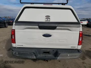 2021 Ford F-150 XL with VIN 1FTEX1CP9MKE07079, listed as a Copart auction lot 85734764 with 90,771 mi miles and Salvage title. Bid and sale history available at DreamBid. Image 6.