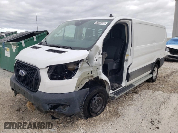2023 Ford Transit Cargo with VIN 1FTBR1Y83PKA29926, listed as a Copart auction lot 83096634 with 22,496 mi miles and Clean Title. Bid and sale history available at DreamBid. Image 1.