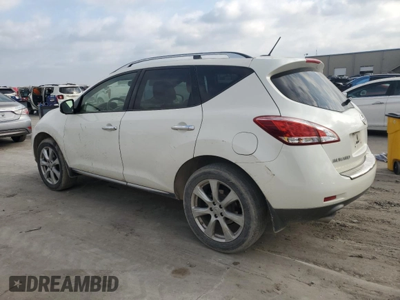 2014 Nissan Murano SL with VIN JN8AZ1MU6EW419170, listed as a Copart auction lot 49162565 with 104,630 mi miles and Salvage Title. Bid and sale history available at carsss.com. Image 2.