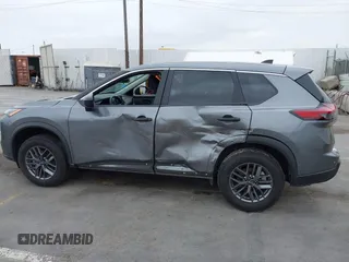2024 Nissan Rogue S with VIN 5N1BT3AAXRC697600, listed as a IAAI auction lot 42716015 with 28,370 mi miles and . Bid and sale history available at DreamBid. Image 14.