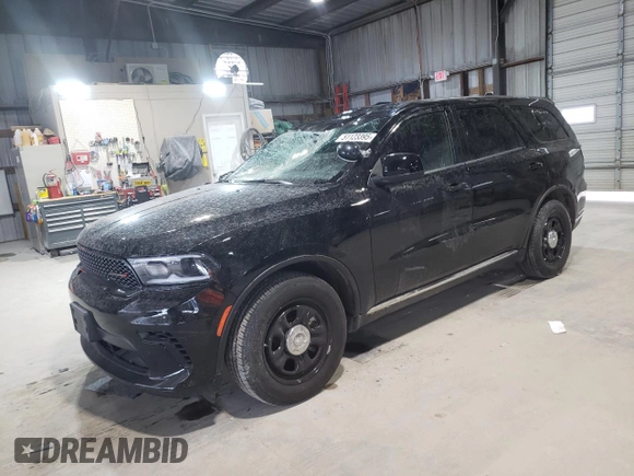 2023 Dodge Durango Pursuit with VIN 1C4SDJFT7PC655978, listed as a Copart auction lot 51123395 with 4,442 mi miles and Salvage title. Bid and sale history available at DreamBid. Image 1.