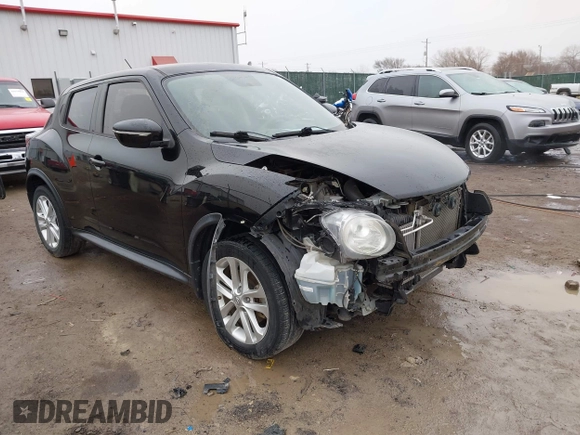 2015 Nissan Juke S with VIN JN8AF5MRXFT504124, listed as a IAAI auction lot 41711672 with 75,850 mi miles and . Bid and sale history available at DreamBid. Image 1.
