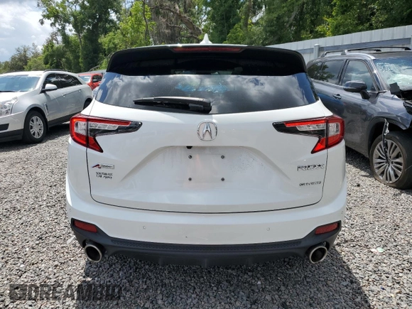 2021 Acura RDX w/A-Spec Package with VIN 5J8TC2H6XML035465, listed as a Copart auction lot 55128375 with 51,578 mi miles and Salvage title. Bid and sale history available at DreamBid. Image 6.