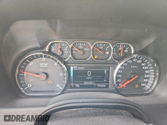 2015 Chevrolet Tahoe LT with VIN 1GNSKBKC0FR226220, listed as a Copart auction lot 59214125 with 260,330 mi miles and Salvage title. Bid and sale history available at DreamBid. Image 9.