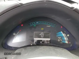 2017 Nissan LEAF SL with VIN 1N4BZ0CPXHC310325, listed as a Copart auction lot 63435333 with 37,787 mi miles. Bid and sale history available at carsss.com. Image 9.