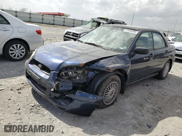 2005 Subaru Impreza Sedan (Natl) RS with VIN JF1GD67575H517284, listed as a Copart auction lot 47530485 with 156,944 mi miles and Salvage Title. Bid and sale history available at carsss.com. Image 1.