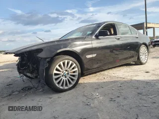 2012 BMW 7 Series 750i xDrive with VIN WBAKC6C58CC396835, listed as a Copart auction lot 86833724 with Not Provided miles and Salvage Title. Bid and sale history available at DreamBid. Image 1.