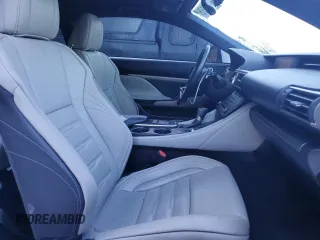 2015 Lexus RC 350 F Sport with VIN JTHHE5BC3F5002960, listed as a Copart auction lot 52121175 with 5,505 mi miles and Salvage title. Bid and sale history available at DreamBid. Image 10.