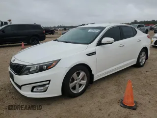 2015 Kia Optima LX with VIN KNAGM4A79F5581920, listed as a Copart auction lot 85242344 with 119,132 mi miles and Salvage Title. Bid and sale history available at carsss.com. Image 1.