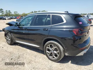 2023 BMW X3 sDrive30i with VIN 5UX43DP01P9R45761, listed as a Copart auction lot 50195075 with Not Provided miles and Salvage Title. Bid and sale history available at DreamBid. Image 2.