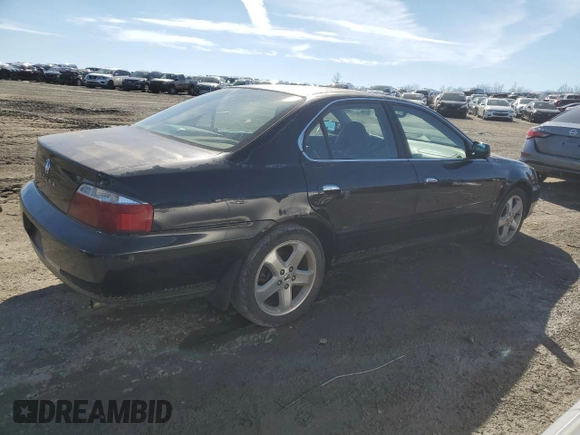 2003 Acura TL Type S with VIN 19UUA56843A072425, listed as a Copart auction lot 46904205 with 0 mi miles and Salvage Title. Bid and sale history available at carsss.com. Image 3.