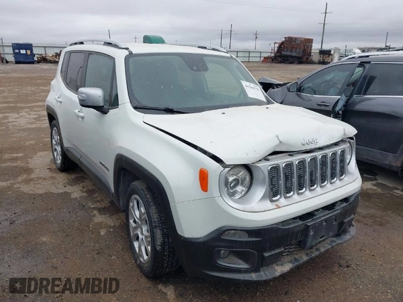 2018 Jeep Renegade Limited with VIN ZACCJADB1JPH47503, listed as a IAAI auction lot 41564796 with 91,226 mi miles and . Bid and sale history available at DreamBid. Image 1.