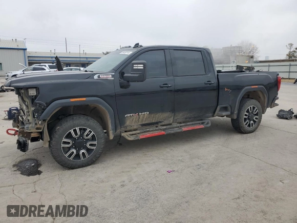 2020 GMC Sierra 2500HD AT4 z VIN 1GT49PEY1LF185174, wystawiony jako Copart lot #86486144 z przebiegiem 115 685 mil mil oraz Szkoda całkowita • Salvage title. Historia ofert i sprzedaży dostępna na DreamBid. Obrazek 1.