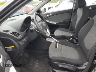 2012 Hyundai Accent GS with VIN KMHCT5AE3CU046765, listed as a Copart auction lot 57383685 with Not provided miles and Clean title. Bid and sale history available at DreamBid. Image 7.