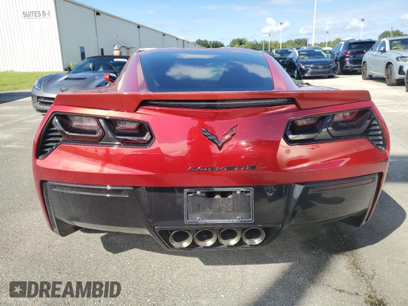 2016 Chevrolet Corvette Z51 1LT with VIN 1G1YH2D77G5115392, listed as a Copart auction lot 74354934 with 0 mi miles and Non Repairable. Bid and sale history available at carsss.com. Image 6.