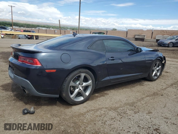 2014 Chevrolet Camaro LT with VIN 2G1FB1E32E9240136, listed as a Copart auction lot 55873705 with 132,153 mi miles and Salvage title. Bid and sale history available at DreamBid. Image 3.