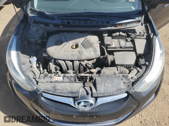 2016 Hyundai Elantra SE with VIN 5NPDH4AE2GH711918, listed as a Copart auction lot 49262025 with 158,651 mi miles and Clean title. Bid and sale history available at DreamBid. Image 11.