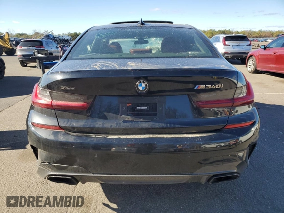 2022 BMW 3 Series M340i xDrive with VIN 3MW5U9J07N8C39262, listed as a Copart auction lot 80432904 with 36,104 mi miles and Non Repairable. Bid and sale history available at carsss.com. Image 6.