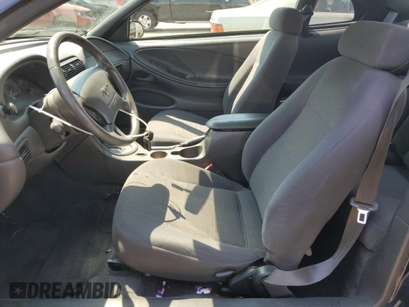 2002 Ford Mustang Standard with VIN 1FAFP40442F202944, listed as a Copart auction lot 62178415 with 124,619 mi miles and Salvage title. Bid and sale history available at DreamBid. Image 7.