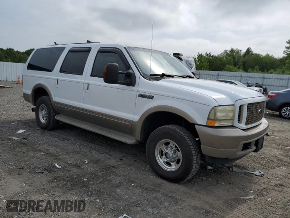 2004 Ford Excursion Eddie Bauer z VIN 1FMSU45P54EA29671, wystawiony jako Copart lot #58798175 z przebiegiem 261 558 mil mil oraz Czysty tytuł • Clean title. Historia ofert i sprzedaży dostępna na DreamBid. Obrazek 4.