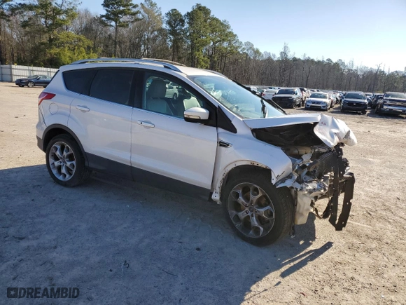 2014 Ford Escape Titanium with VIN 1FMCU9J92EUB22227, listed as a Copart auction lot 45585535 with 151,660 mi miles and Salvage Title. Bid and sale history available at carsss.com. Image 4.