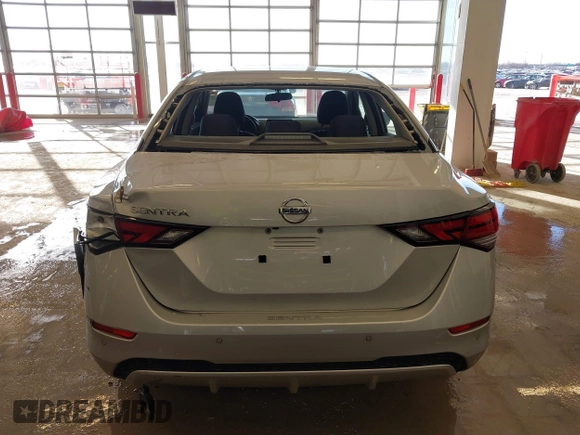 2022 Nissan Sentra S with VIN 3N1AB8BV0NY259819, listed as a IAAI auction lot 41645262 with 55,011 mi miles. Bid and sale history available at carsss.com. Image 16.