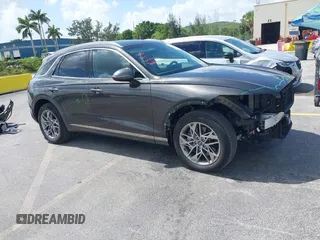 2025 Genesis GV70 2.5T with VIN KMUMADTB6SU212512, listed as a IAAI auction lot 42501626 with 6,697 mi miles and . Bid and sale history available at DreamBid. Image 1.