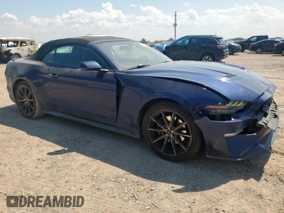 2018 Ford Mustang EcoBoost Premium with VIN 1FATP8UH3J5123986, listed as a Copart auction lot 59054595 with 125,280 mi miles and Salvage title. Bid and sale history available at DreamBid. Image 4.