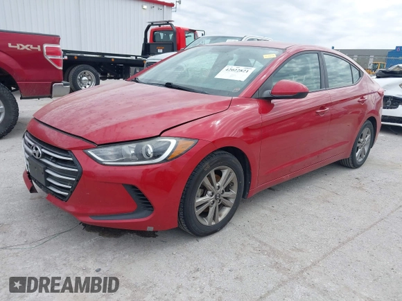 2017 Hyundai Elantra Limited z VIN 5NPD84LF5HH034290, wystawiony jako IAAI lot #42022821 z przebiegiem 186 046 mil mil oraz . Historia ofert i sprzedaży dostępna na DreamBid. Obrazek 17.