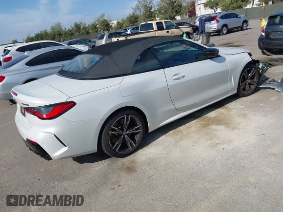 2024 BMW 4 Series M440i xDrive с VIN WBA63AT04RCP14967, выставлен на аукционе IAAI как лот 42031020 с пробегом Не указан миль и . История ставок и продаж доступна на DreamBid. Изображение 4.