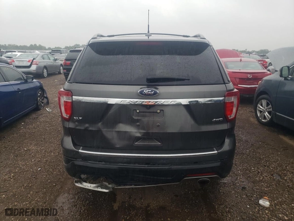 2018 Ford Explorer XLT with VIN 1FM5K8D82JGC49421, listed as a Copart auction lot 64636274 with 205,259 mi miles and Salvage Title. Bid and sale history available at carsss.com. Image 6.
