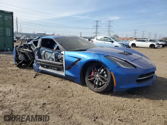 2015 Chevrolet Corvette Z51 2LT с VIN 1G1YJ2D71F5103872, выставлен на аукционе Copart как лот 53157935 с пробегом 19 177 миль миль и Списание • Salvage title. История ставок и продаж доступна на DreamBid. Изображение 4.
