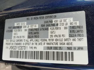 2014 Mazda CX-5 Grand Touring with VIN JM3KE2DY1E0307911, listed as a IAAI auction lot 42064898 with 133,934 mi miles. Bid and sale history available at carsss.com. Image 9.