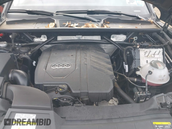2023 Audi Q5 S line Premium Plus with VIN WA1EAAFY8P2008054, listed as a IAAI auction lot 42678217 with 20,363 mi miles and . Bid and sale history available at DreamBid. Image 10.