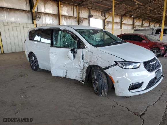 2023 Chrysler Pacifica Hybrid Touring L with VIN 2C4RC1L7XPR554353, listed as a Copart auction lot 89312525 with 41,951 mi miles and Non Repairable. Bid and sale history available at carsss.com. Image 4.