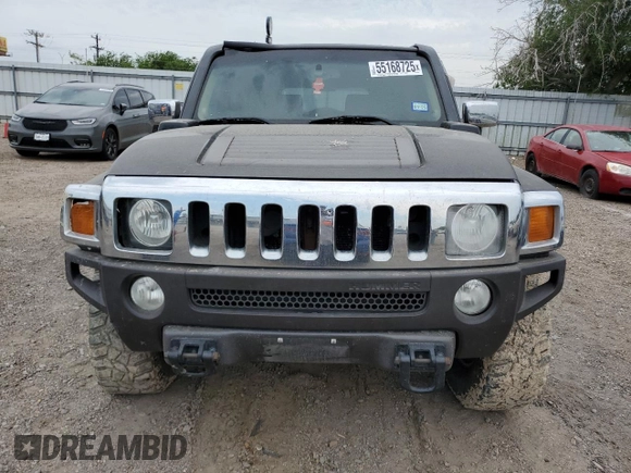 2006 Hummer H3 with VIN 5GTDN136468220074, listed as a Copart auction lot 55168725 with 175,119 mi miles and Salvage Title. Bid and sale history available at DreamBid. Image 5.