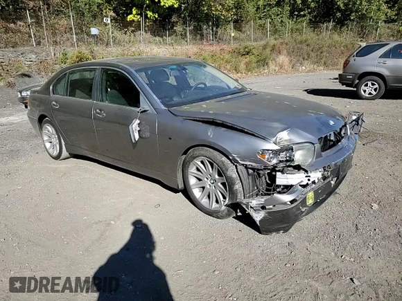 2003 BMW 7 Series 745Li with VIN WBAGN63453DR08973, listed as a Copart auction lot 75777224 with 150,370 mi miles and Salvage Title. Bid and sale history available at carsss.com. Image 11.
