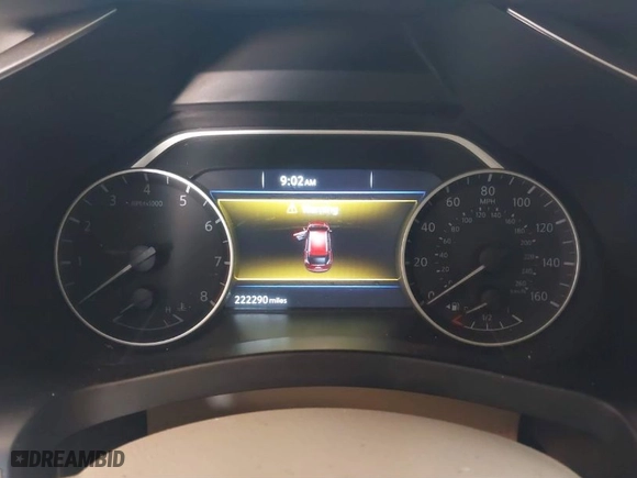 2016 Nissan Murano S with VIN 5N1AZ2MG5GN116476, listed as a IAAI auction lot 41387927 with 222,290 mi miles. Bid and sale history available at carsss.com. Image 7.