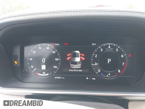 2019 Land Rover Range Rover HSE with VIN SALGS2SV5KA561216, listed as a IAAI auction lot 42567954 with 75,507 mi miles and . Bid and sale history available at DreamBid. Image 7.