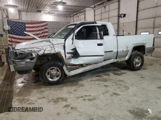 2002 Dodge Ram 2500 with VIN 3B7KF23CX2M294497, listed as a Copart auction lot 43595205 with 229,658 mi miles and Salvage Title. Bid and sale history available at carsss.com. Image 1.
