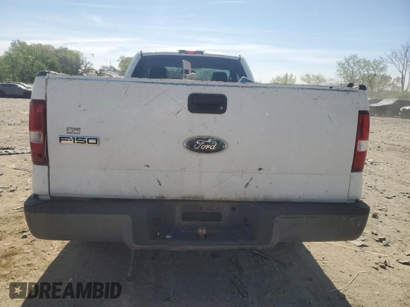 2008 Ford F-150 XL with VIN 1FTRF12258KC95137, listed as a Copart auction lot 53424845 with 210,017 mi miles and Clean Title. Bid and sale history available at carsss.com. Image 6.