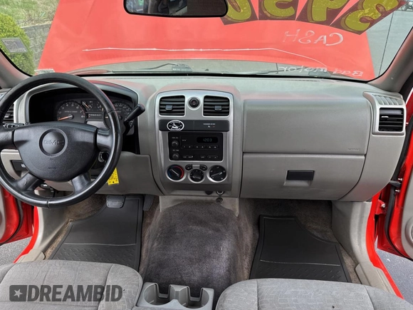 2008 GMC Canyon SLE1 with VIN 1GTCS19E888138586, listed as a Copart auction lot 53332145 with 132,856 mi miles and Clean Title. Bid and sale history available at carsss.com. Image 9.